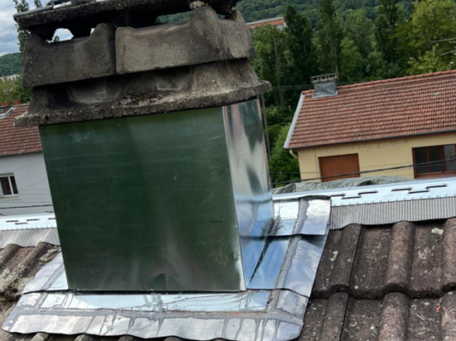 Habillage et étanchéité de cheminée