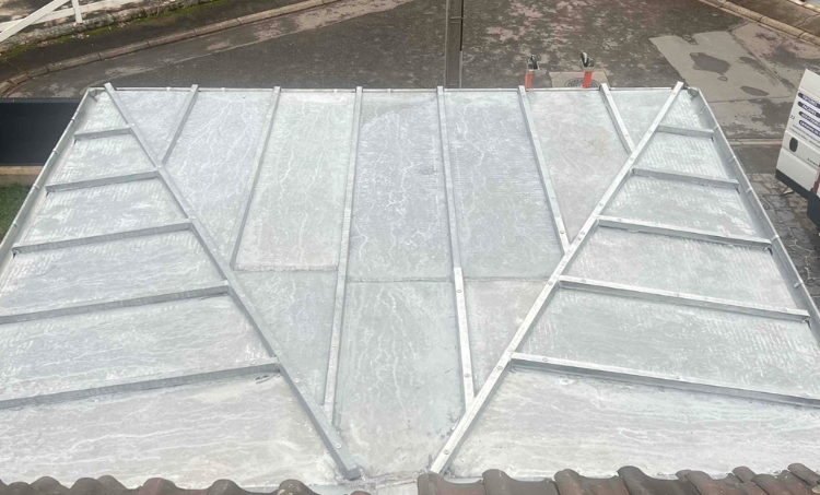 Réalisation de toiture en zinc